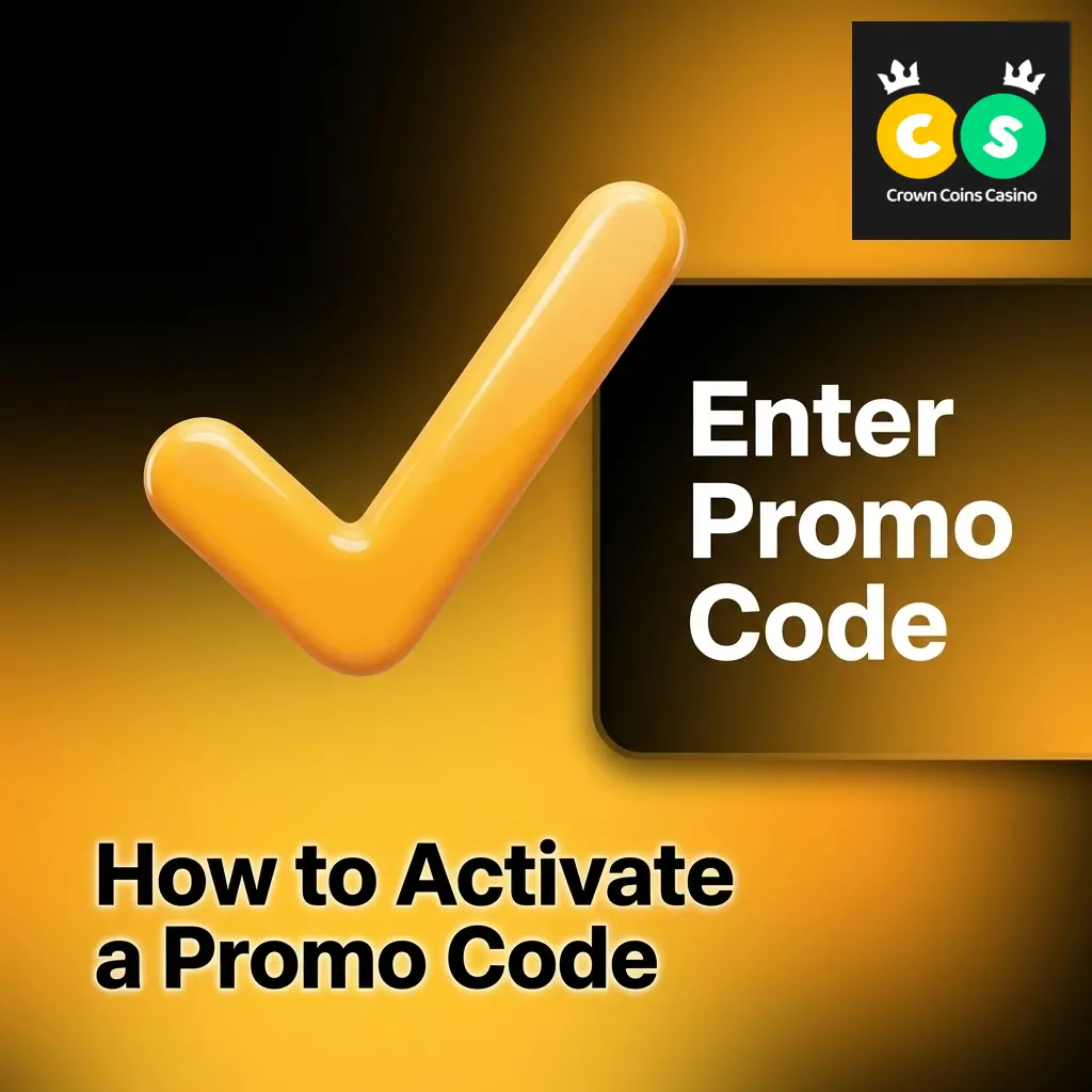 Steps to activate a Crown Coins Casino promo code