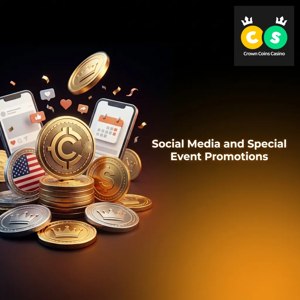 Crown Coins Casino social media and seasonal event promotions