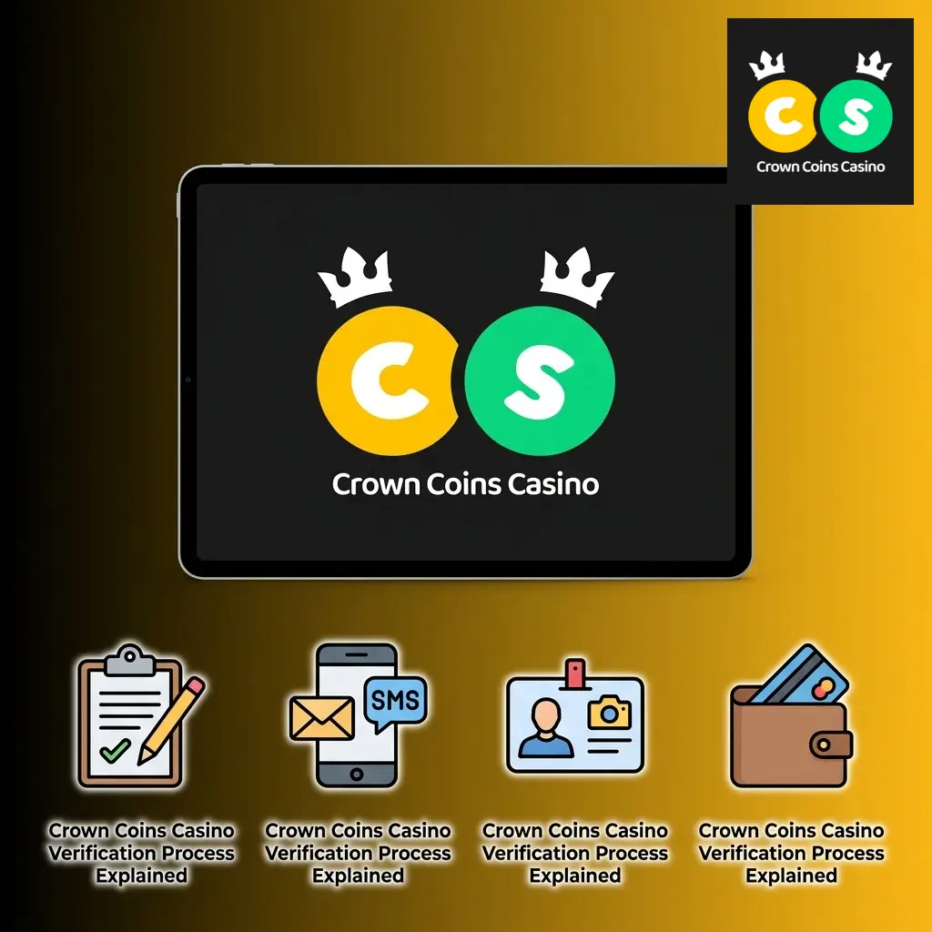 Crown Coins Casino KYC verification process steps