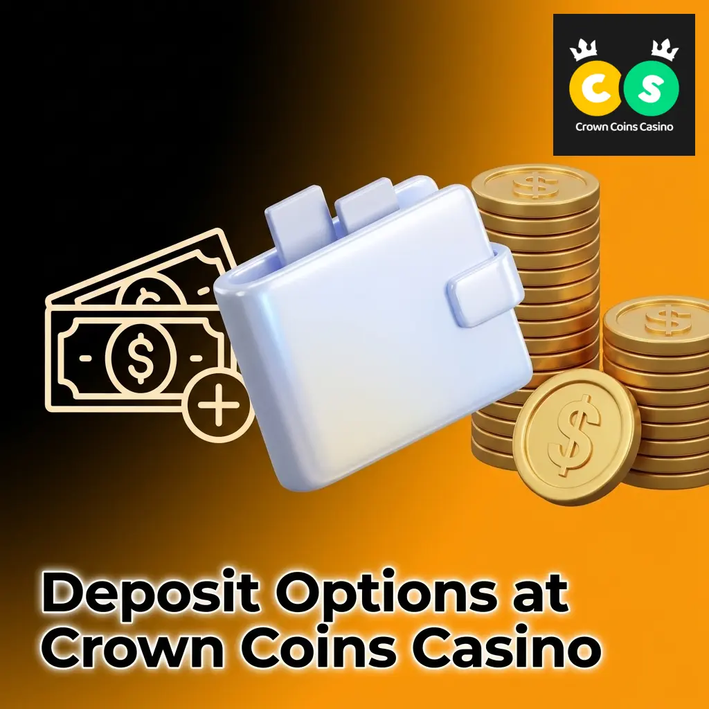 Deposit methods at Crown Coins Casino
