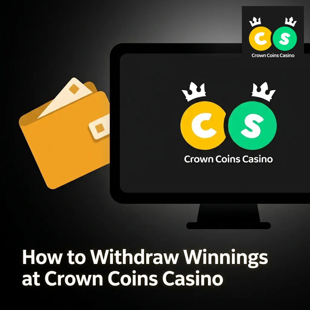 Steps to withdraw winnings at Crown Coins Casino