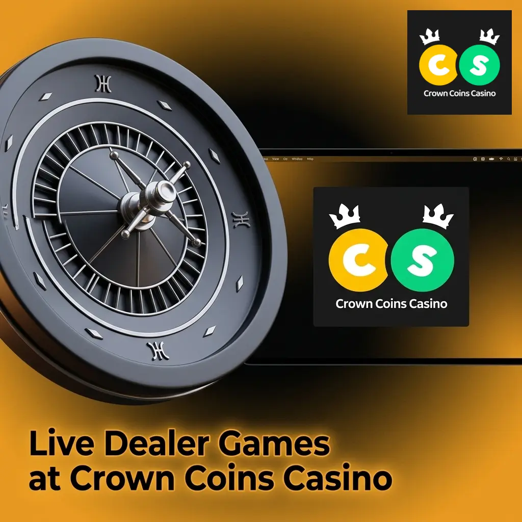 Live dealer table games at Crown Coins Casino