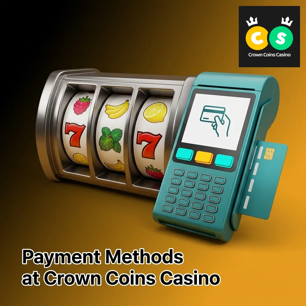 Payment methods available at Crown Coins Casino